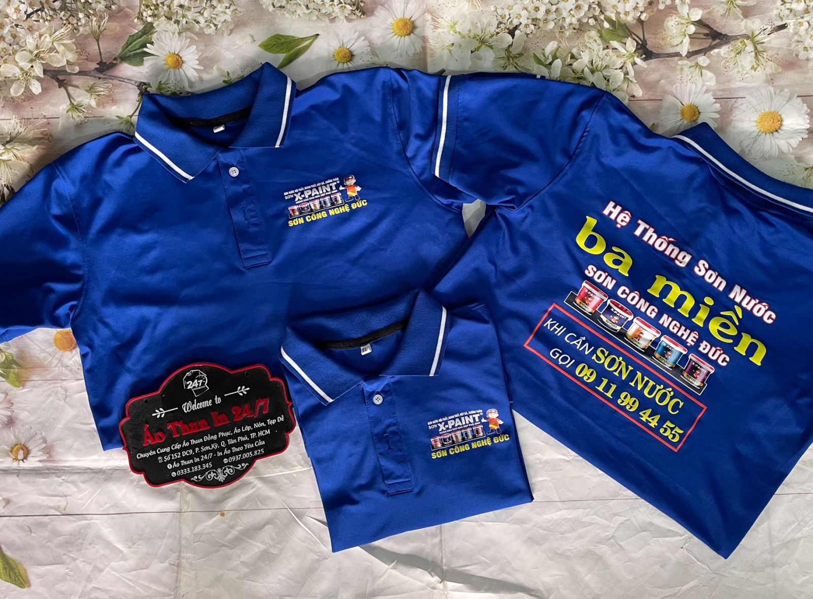 Áo đồng phục Công Ty Sơn Nước Ba Miền