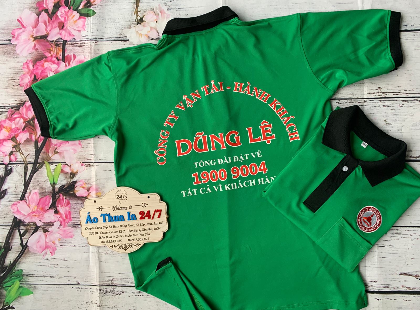 Áo đồng phục Công Ty Vận Tải Dũng Lệ